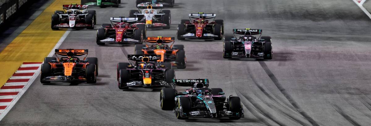 F1: Russell vence de ponta a ponta em Singapura; Norris diminui diferença no mundial