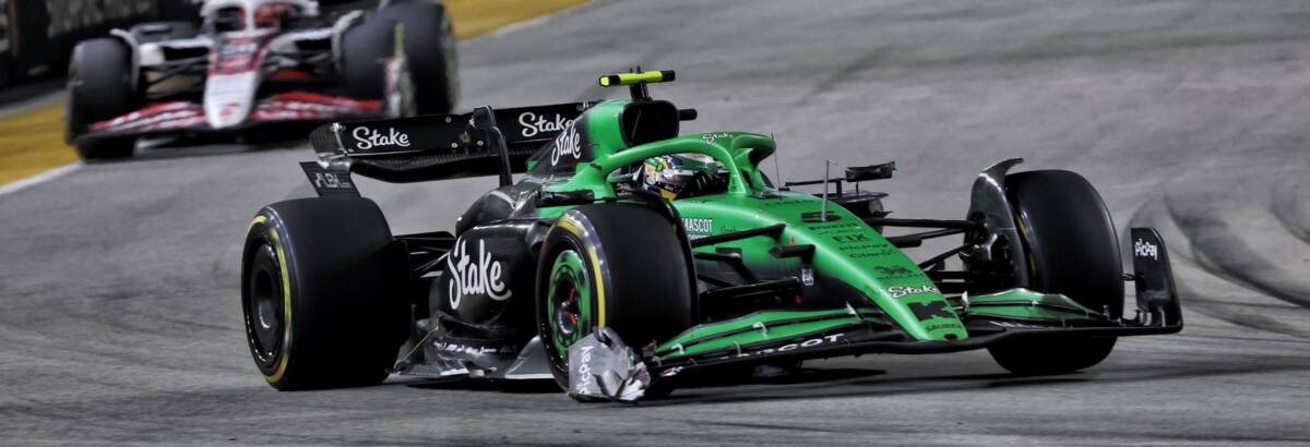 F1: Bortoleto lamenta toque na largada de Singapura: “Perde performance”