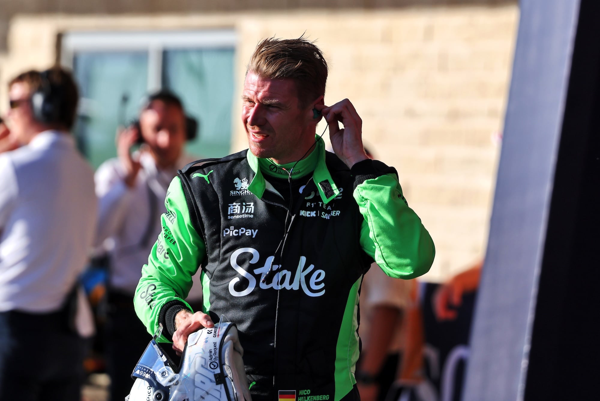 F1: Hulkenberg quer marcar seu 250º GP com bom resultado em Abu Dhabi Nico Hulkenberg (GER) Sauber in Sprint qualifying parc ferme.