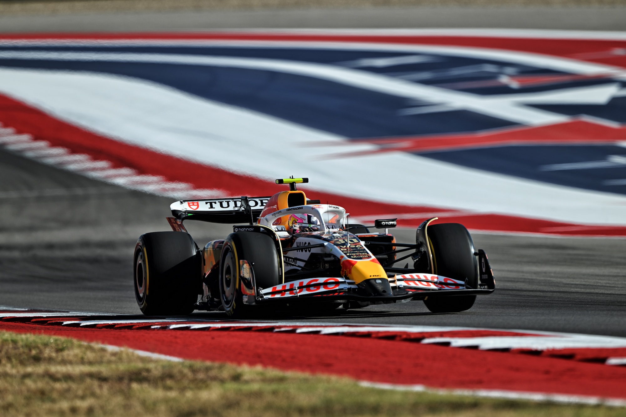 F1: Hadjar e Lawson comentam desafios na classificação Sprint no Texas Liam Lawson (NZL) Racing Bulls VCARB 02.