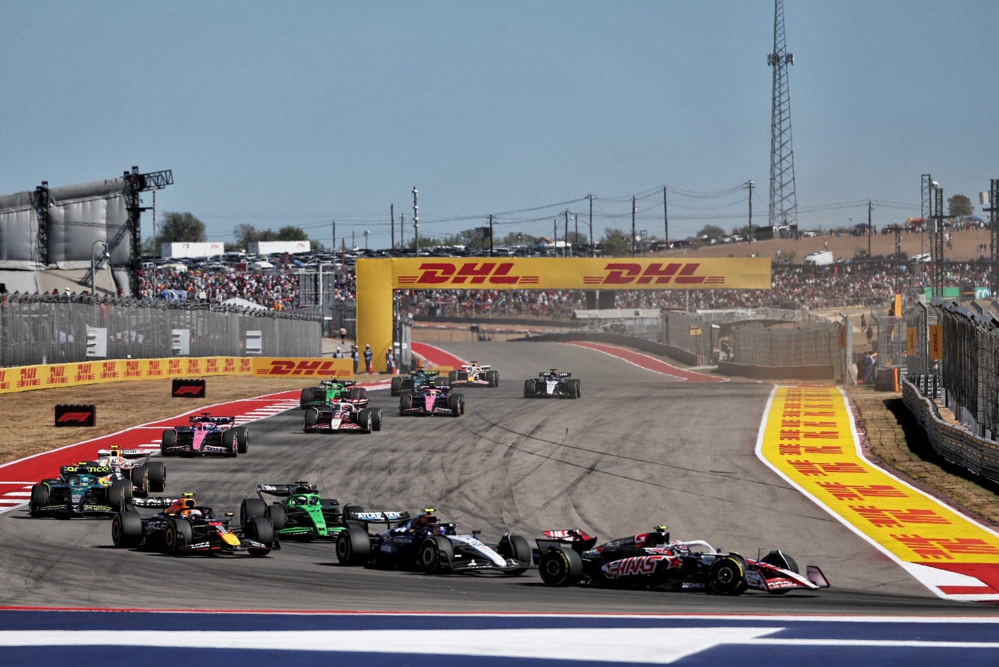 F1: Confira as imagens da vitória de Verstappen no GP do Estados Unidos 2025 Oliver Bearman (GBR) Haas VF-25.