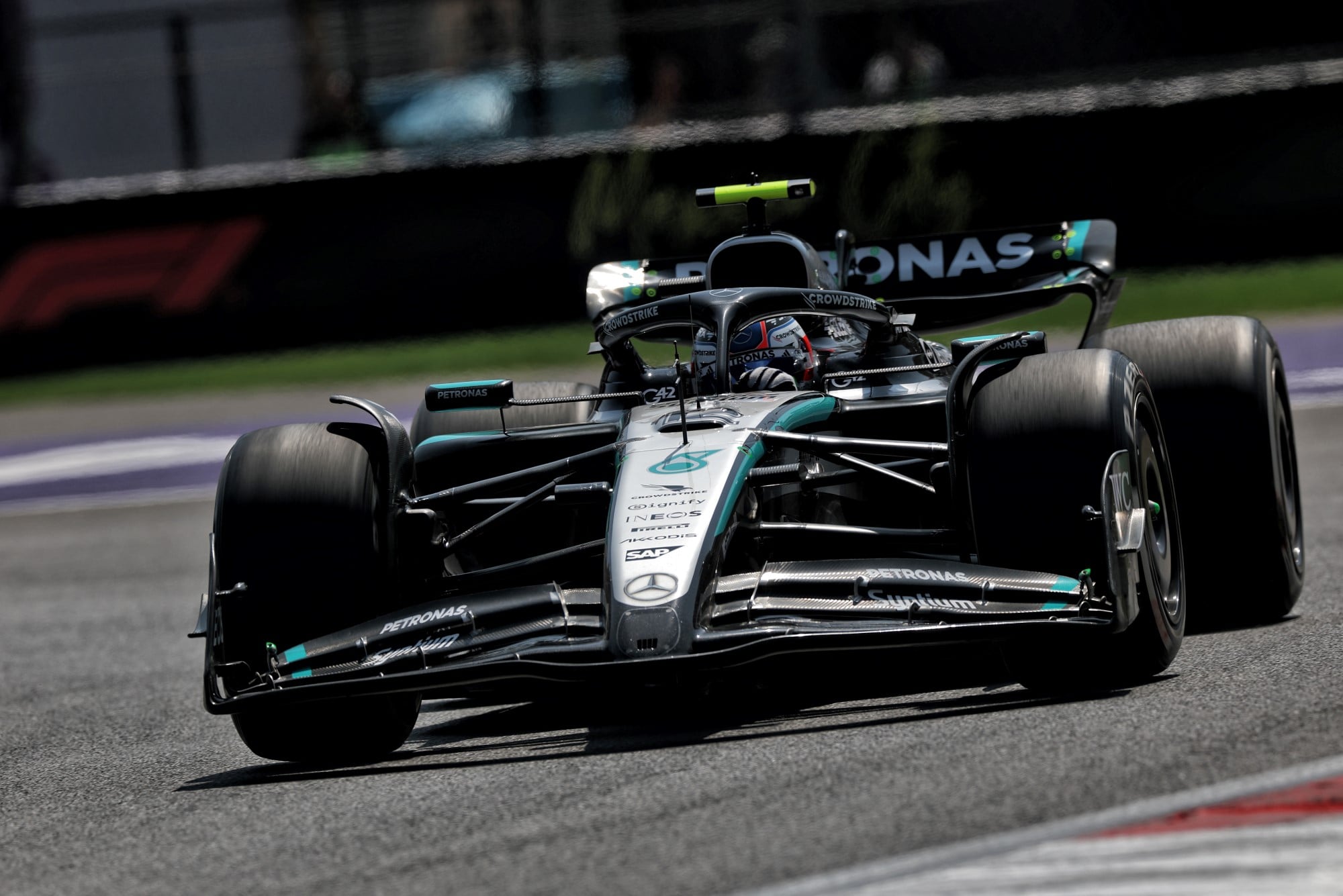 F1: Confira as imagens do primeiro dia de treinos do GP do México 2025 Andrea Kimi Antonelli (ITA) Mercedes AMG F1 W16.