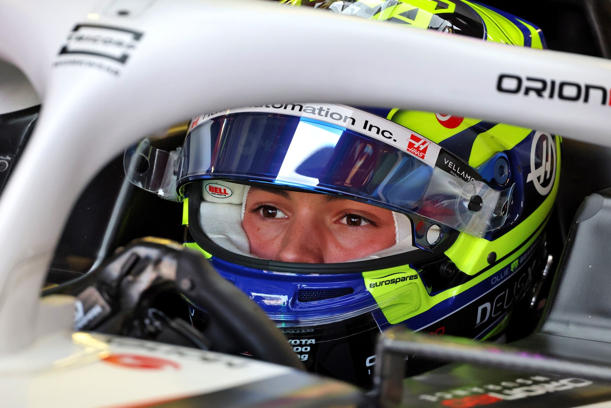 F1: Confira as imagens do primeiro dia de treinos do GP do México 2025 Oliver Bearman (GBR) Haas VF-25.