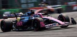 F1: Alpine enfrenta muitas dificuldades no México