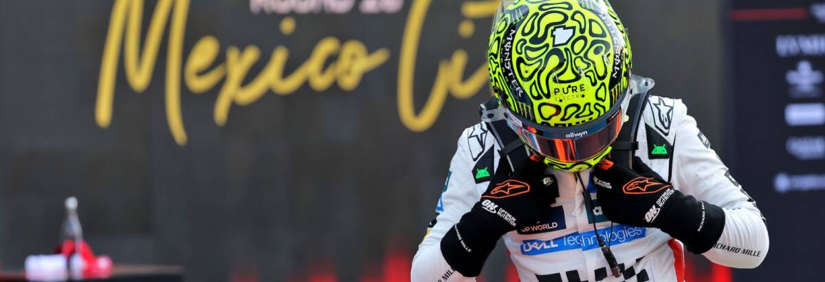 F1: Vaias marcam comemoração de Norris após vitória no GP do México