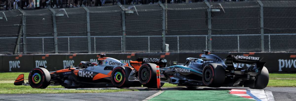 F1: Russell questiona falta de penalização no México: “Tem um passe livre”