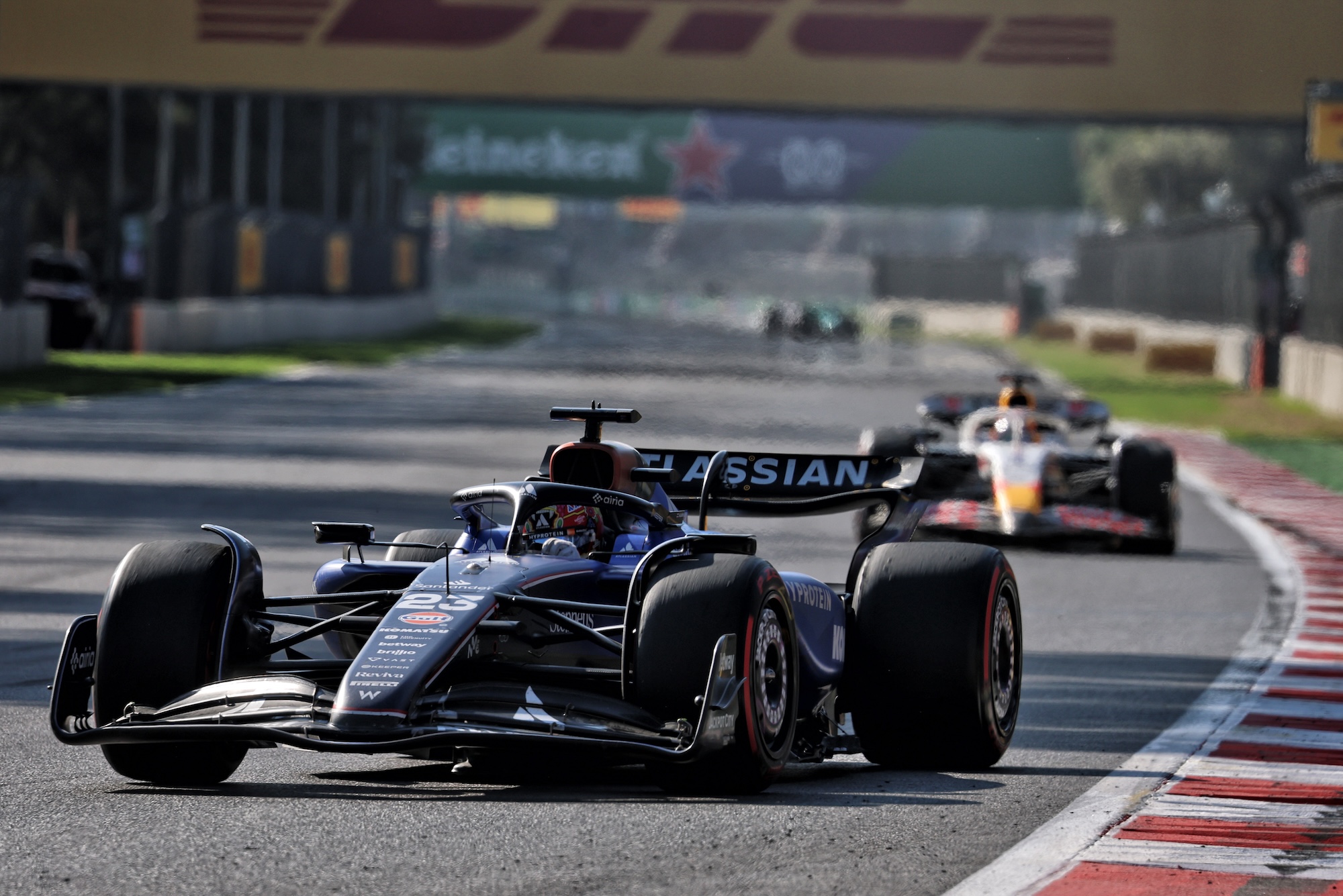 F1: Williams fala em corrida "lenta e frustrante" no GP do México Alexander Albon (THA) Atlassian Williams Racing FW47.