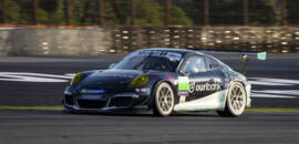 Paulo Reales fecha temporada da Porsche Cup com pódio em Interlagos com a Ouribank
