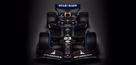 F1: Williams leva pintura especial preta com detalhes coloridos para Las Vegas