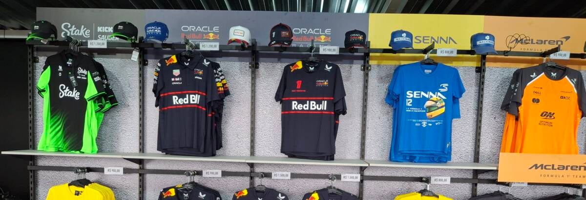F1: De chaveiro a camisetas oficiais: confira preços da loja oficial em Interlagos