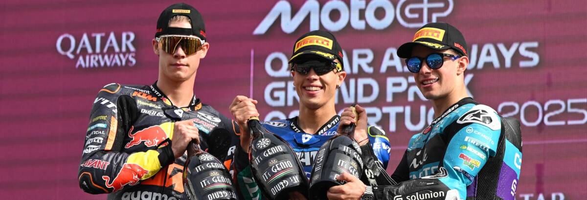 Moto2: Moreira vence em Portimão e fica a um passo do título mundial