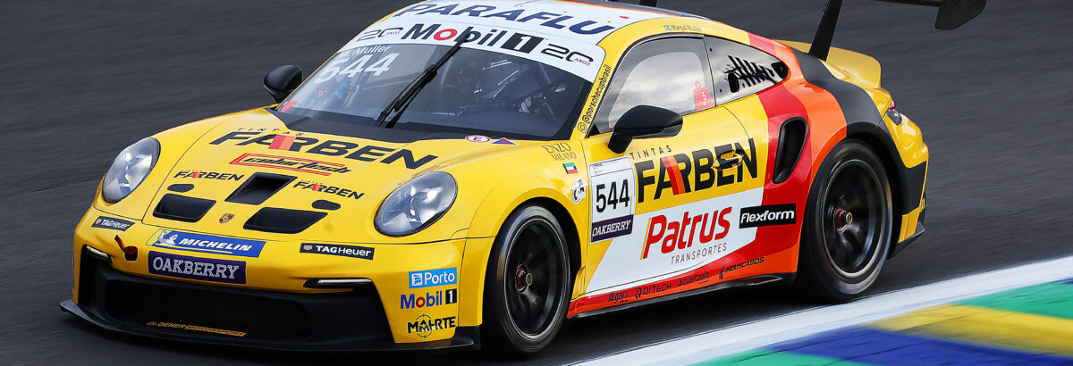 Muller conquista uma das poles em jogo em Interlagos e atinge recorde na Porsche Cup