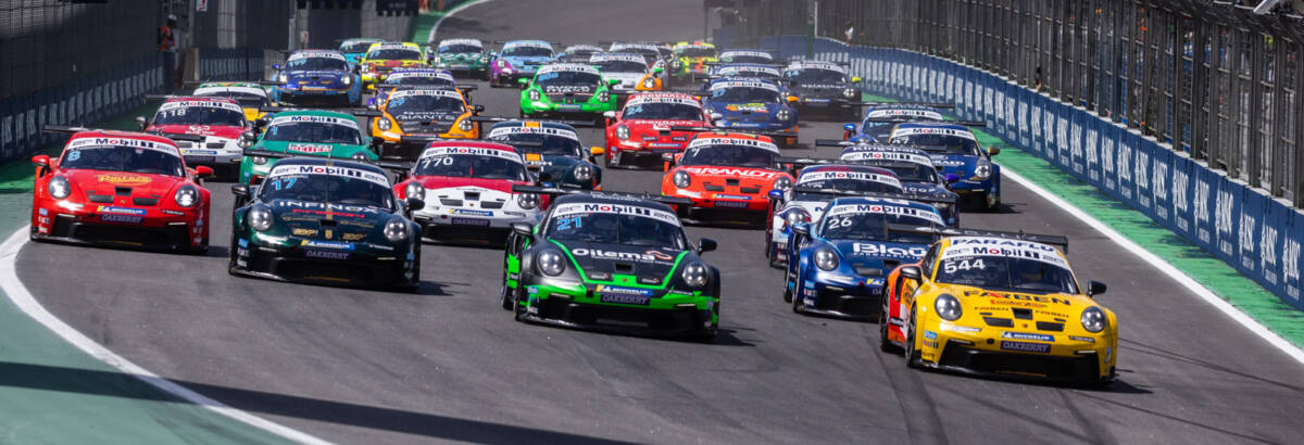 Porsche Cup encerra temporada com 106 pilotos acelerando em Interlagos