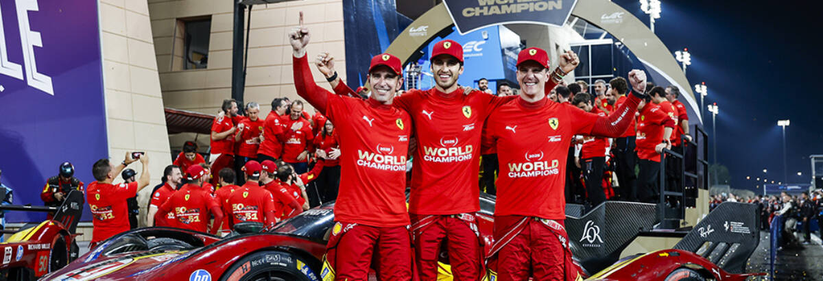 WEC: Ferrari diz que título era ‘objetivo final’ após vitórias em Le Mans
