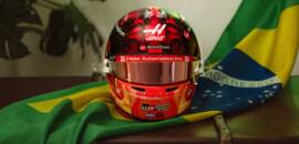 F1: Ocon leiloa capacete especial do GP de São Paulo para ação social