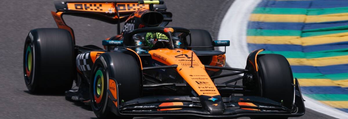 F1: Norris impõe ritmo e é pole na corrida Sprint do GP de São Paulo