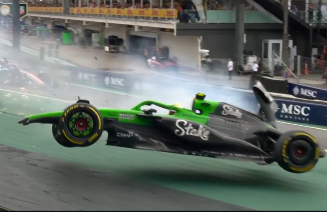 F1: Bortoleto sofre acidente na volta final da Sprint do GP de São Paulo F1: Bortoleto sofre acidente na volta final da Sprint do GP de São Paulo