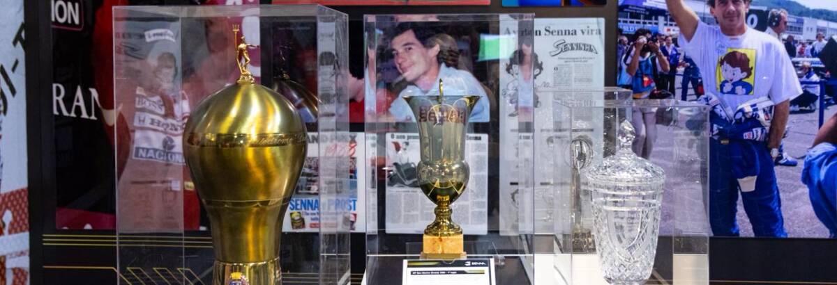 F1: Grand Prix Club exibe Senna Club, exposição com itens da carreira de Ayrton