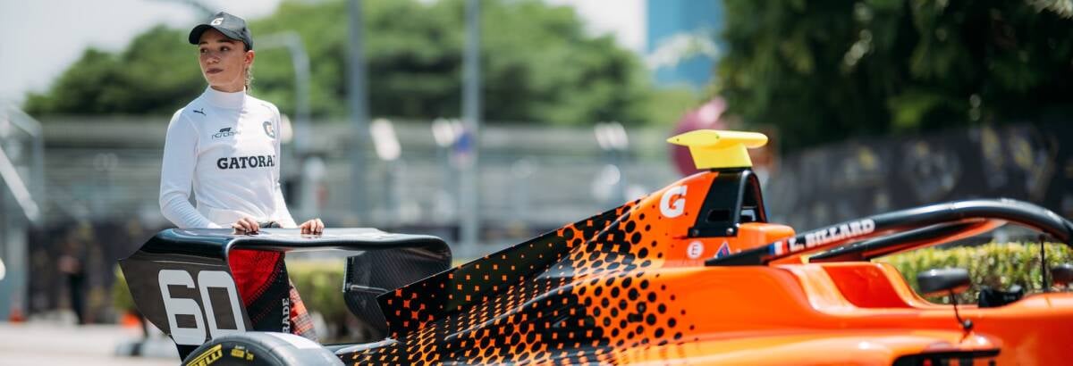 Gatorade fecha parceria com a piloto da F1 Academy, Lisa Billard, para impulsionar a presença feminina no automobilismo