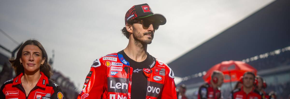 MotoGP: Bagnaia diz que foi melhor cair em quarto do que em último