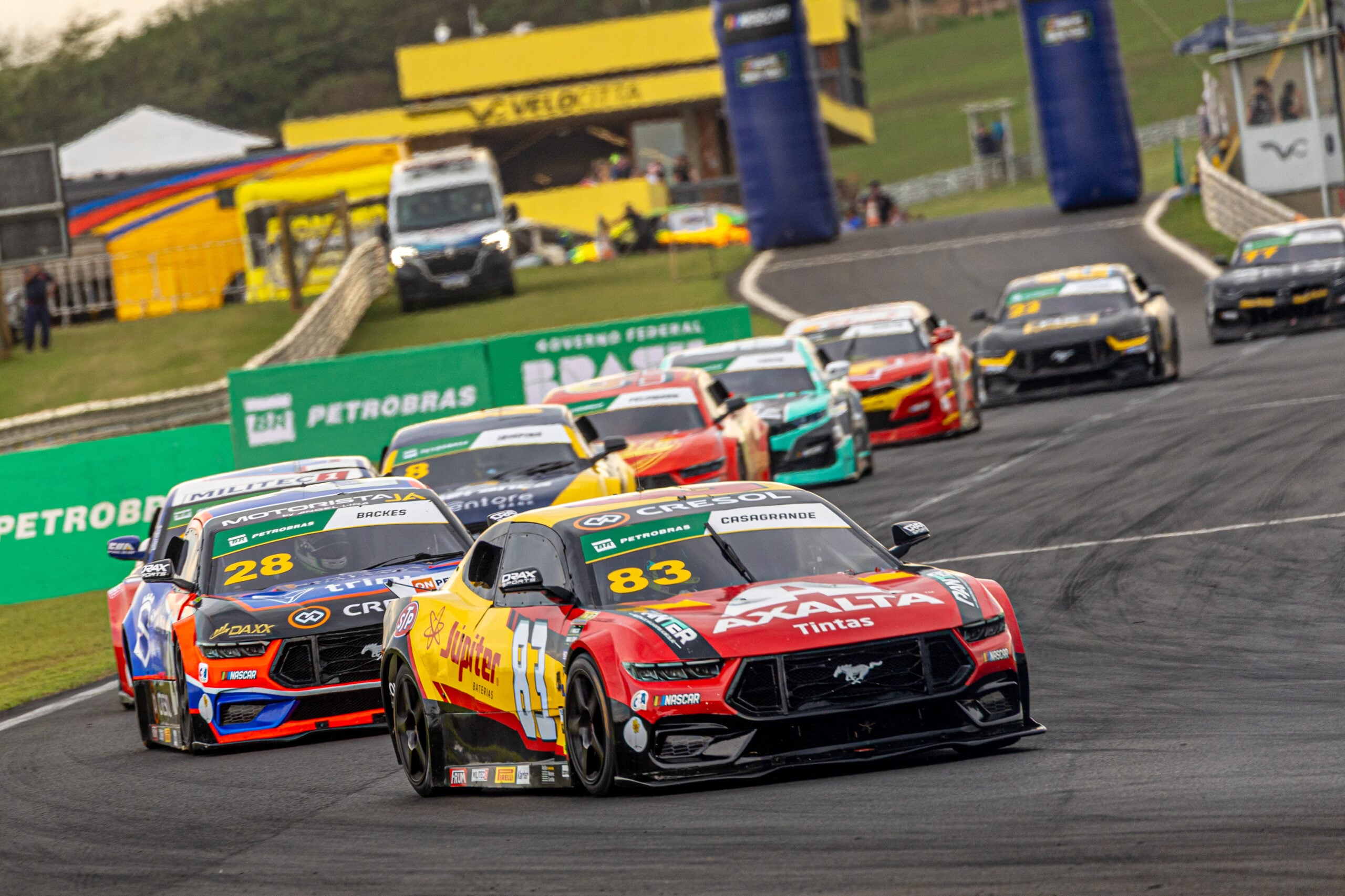 Corrida 2 da oitava etapa da NASCAR Brasil é suspensa no Velocitta Gabriel Casagrande