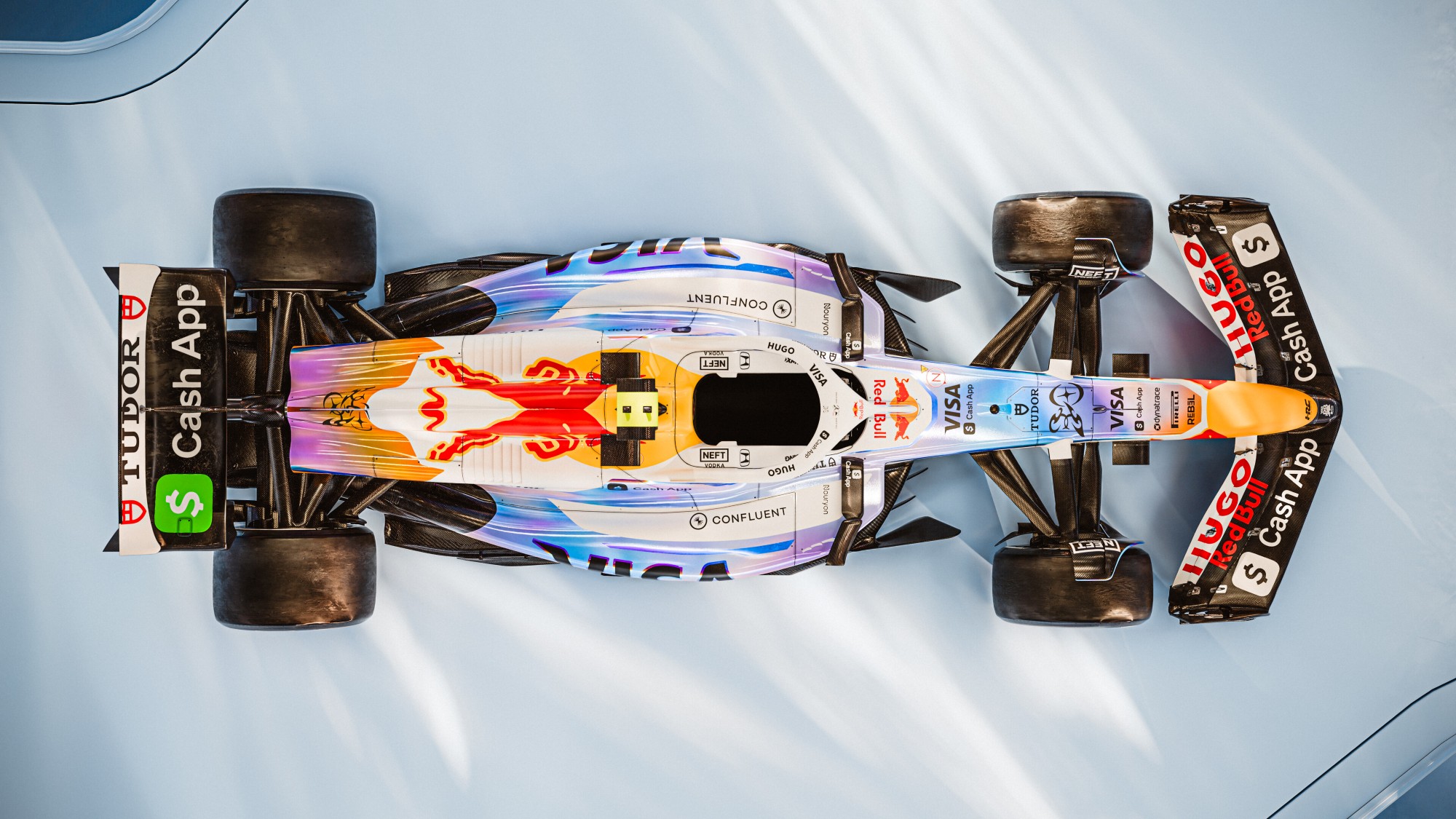 F1: Racing Bulls apresenta pintura holográfica para o GP de Las Vegas; veja as fotos F1: Racing Bulls apresenta pintura holográfica para o GP de Las Vegas; veja as fotos