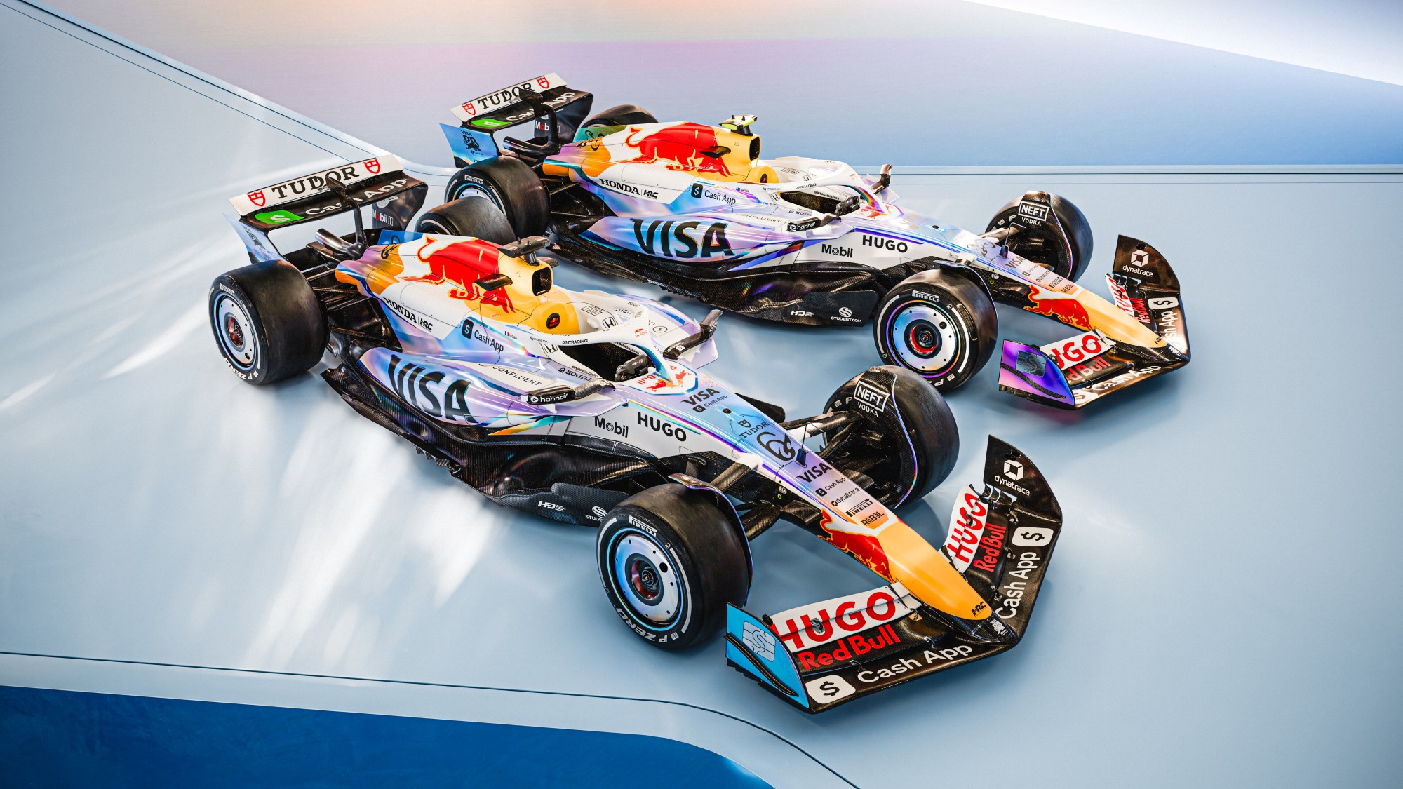 F1: Racing Bulls apresenta pintura holográfica para o GP de Las Vegas; veja as fotos F1: Racing Bulls apresenta pintura holográfica para o GP de Las Vegas; veja as fotos