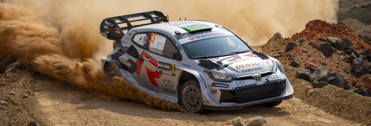 WRC: Três pilotos da TOYOTA GAZOO Racing decidem quem será o campeão no Rally da Arábia Saudita