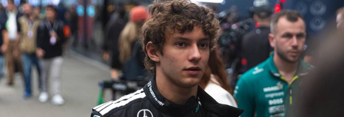 F1: Antonelli troca foto de perfil por imagem preta após ameaças pós-GP do Catar