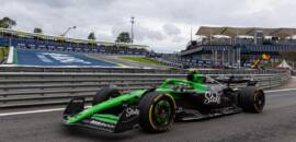 F1: Bortoleto abandona Sprint após acidente na volta final em Interlagos