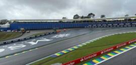 Interlagos amanhece com chuva fina antes do GP de São Paulo de F1