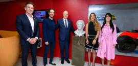 Príncipe Albert II de Mônaco visita sede de Senna Brands e Instituto Ayrton Senna em São Paulo