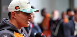 F1: Norris se irrita com Russell e imprensa em entrevista após sessão de classificação no Catar