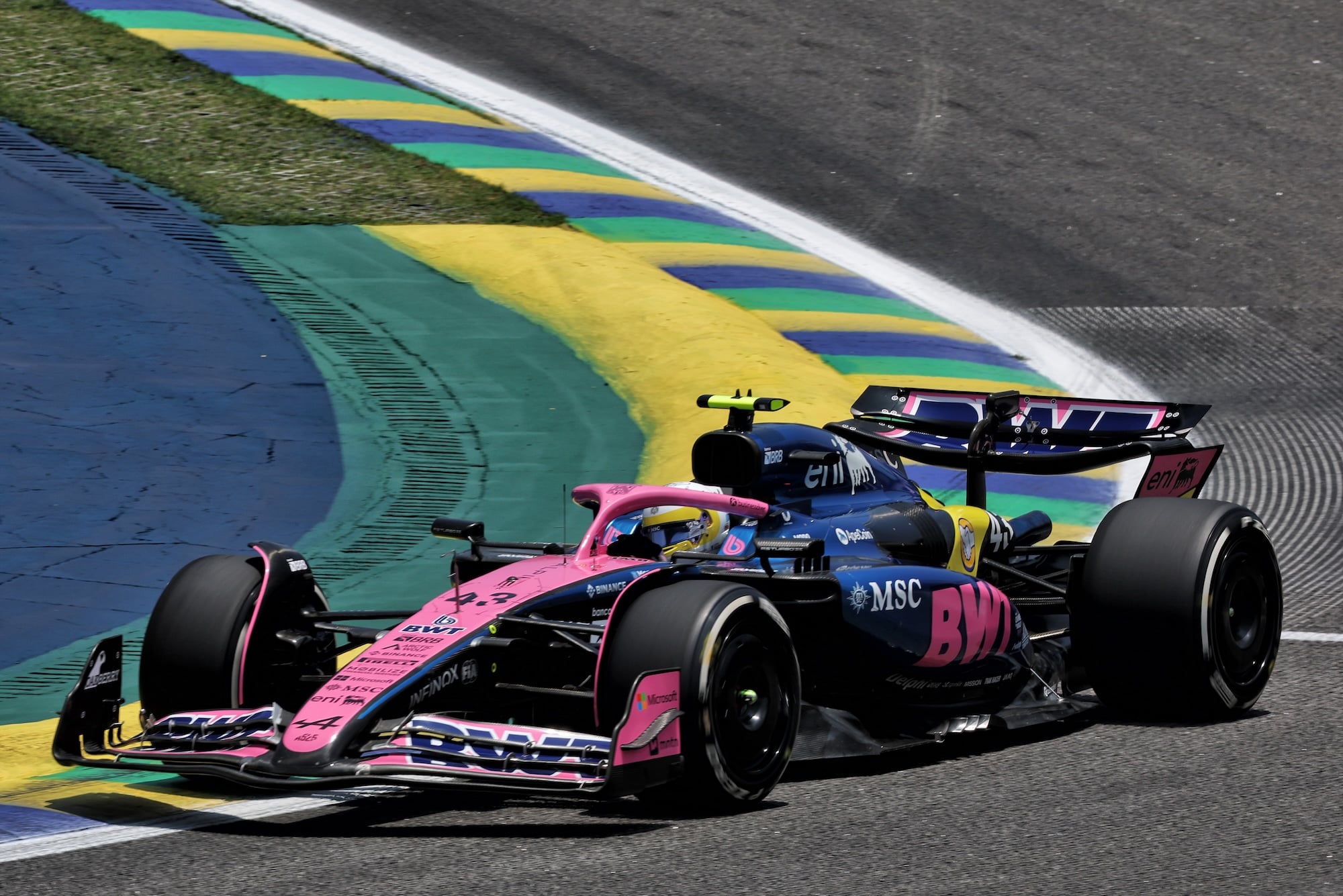 F1: As imagens do primeiro dia de atividades do GP de São Paulo Franco Colapinto (ARG) Alpine F1 Team A525.