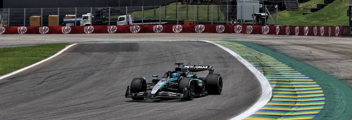 F1: Russell diz não ter ritmo para pódio após P6 na sessão de classificação em São Paulo