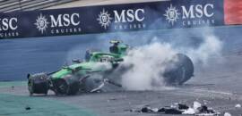 F1: Bortoleto sofreu impacto de 57G em acidente na Sprint em Interlagos
