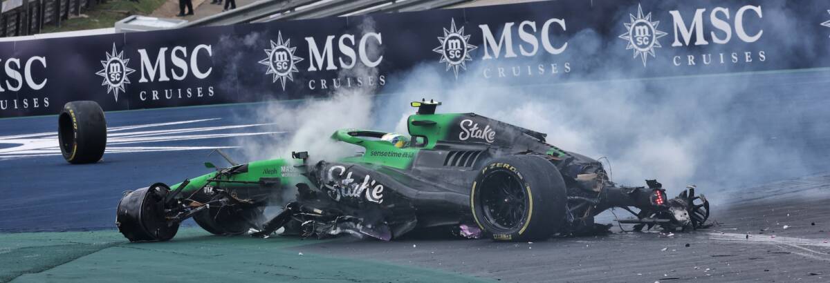 Silêncio em Interlagos: emoção e susto no acidente de Bortoleto