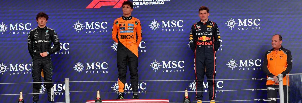 F1: Norris vê classificação de Verstappen no Brasil como prova de que “é fácil cometer erros”