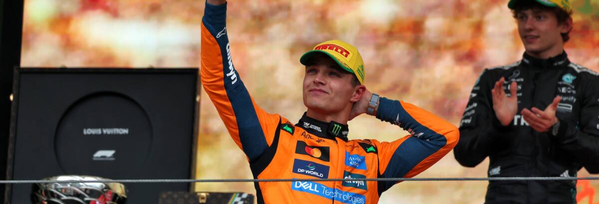 F1: Norris mantém foco e diz que nada muda com Verstappen mais próximo