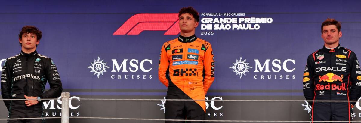 F1: McLaren questiona legalidade da troca de motor da Red Bull no GP de São Paulo