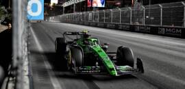 F1: Após bandeiras vermelhas, Bortoleto fecha TL2 do GP de Las Vegas na 20ª posição