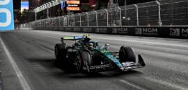 F1: Aston Martin enfrenta dia instável em Las Vegas