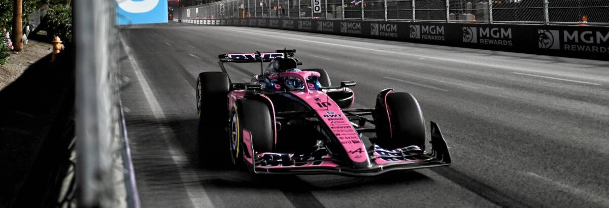 F1: Alpine teve primeiro dia misto em Las Vegas