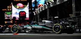 F1: Russell à frente em TL3 marcado por pista molhada e alternância de líderes em Las Vegas