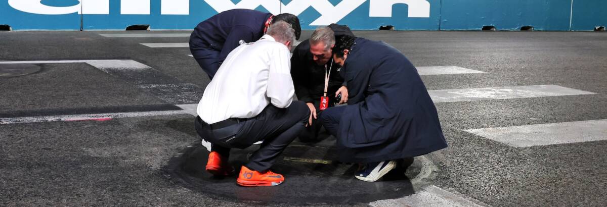 F1: FIA encontra 14 falhas e faz reparos de emergência no circuito de Las Vegas