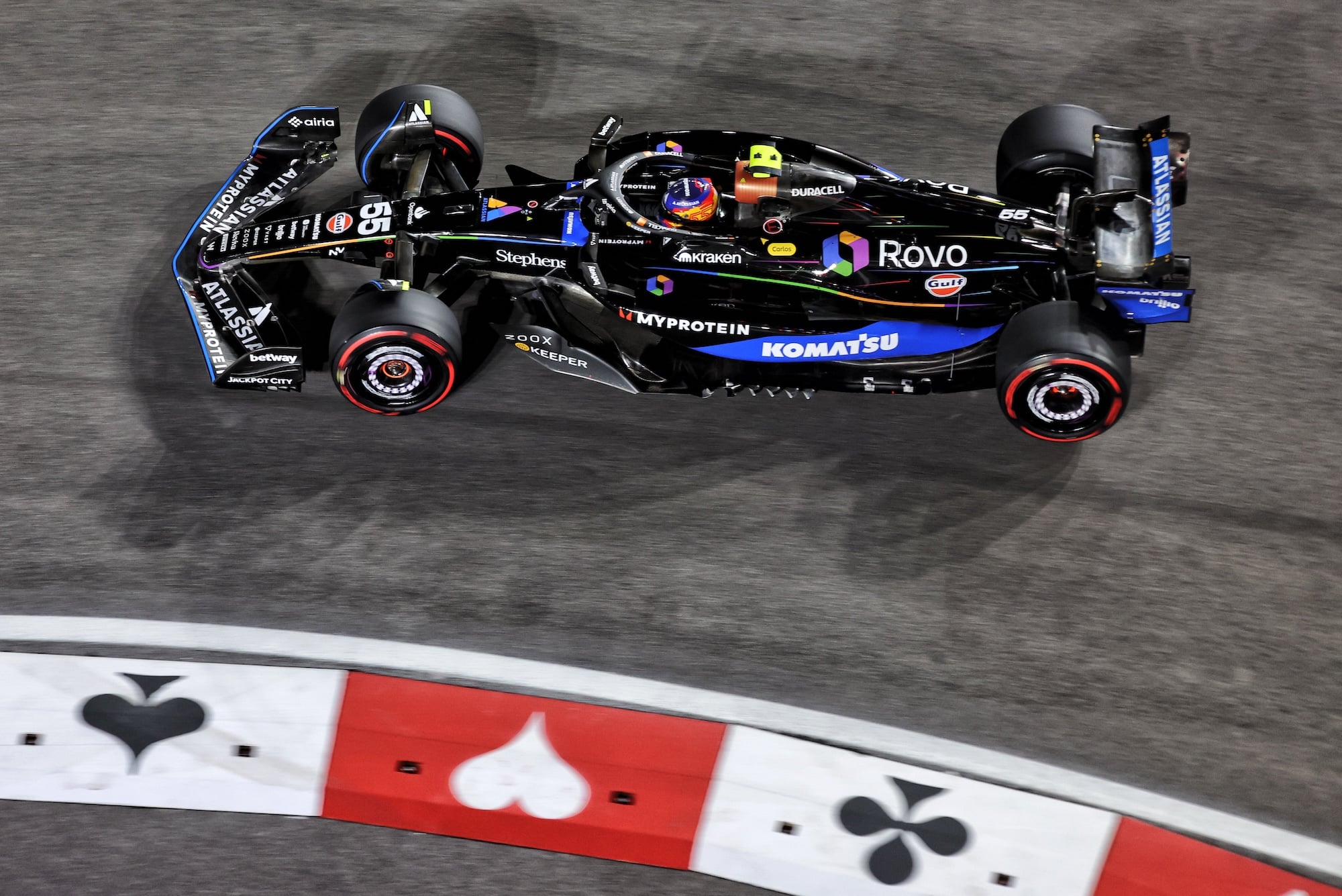 Carlos Sainz (ESP) Atlassian Williams Racing FW47.