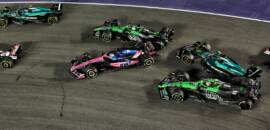 F1: Gasly e Colapinto sofrem com danos na largada e Alpine deixa Vegas sem pontos