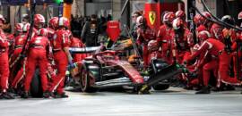 F1: Dificuldades para Ferrari no Catar com Leclerc em P10 e Hamilton em P17