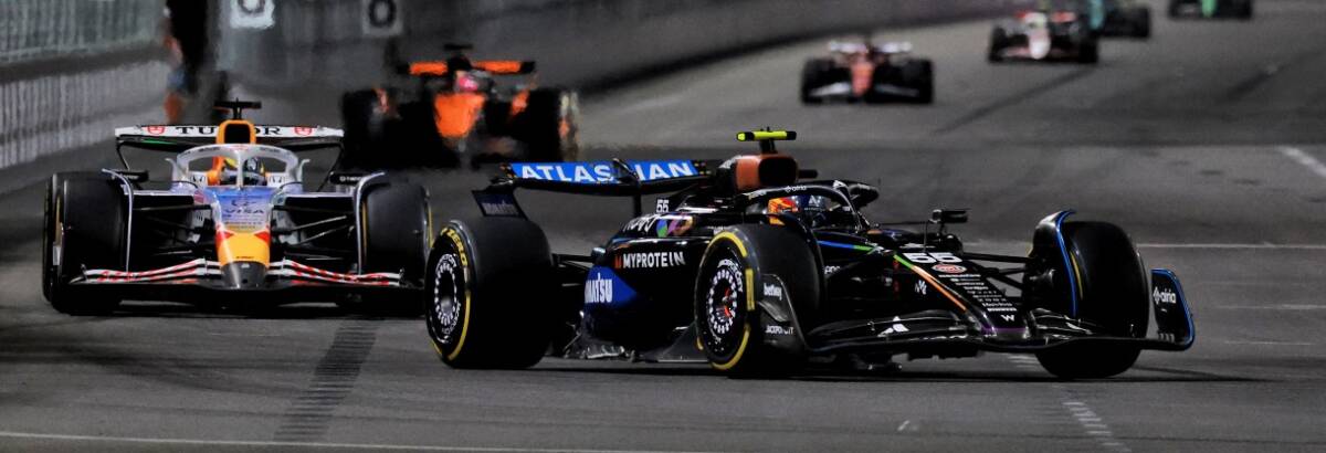 F1: Sainz lidera meio do pelotão e coloca Williams de volta nos pontos em Las Vegas