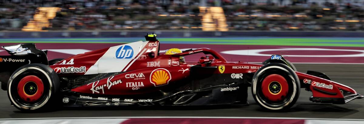 F1: Ferrari tem desempenho fraco no Catar